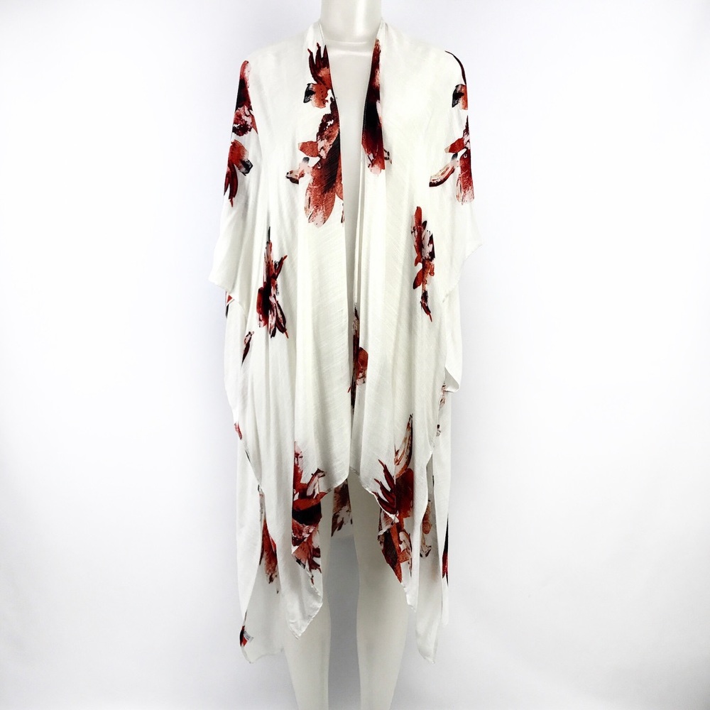 Linda Flor Kimono Beach Wrap - Picture 6 of 6